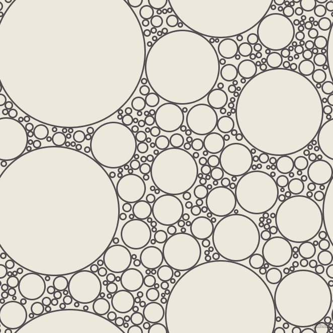 bubbles, circles, sponge, big, medium, small, 3 pixel line width, Liver and White Linen circles bubbles sponge soap seamless tileable