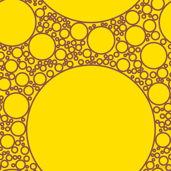 bubbles, circles, sponge, big, medium, small, 5 pixel line width, Lotus and Golden Yellow circles bubbles sponge soap seamless tileable