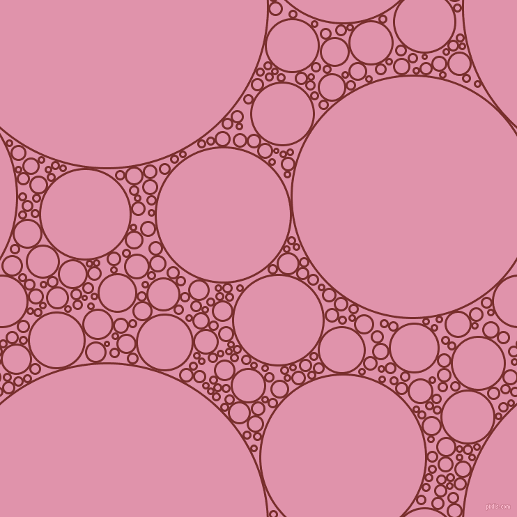 bubbles, circles, sponge, big, medium, small, 3 pixel line width, Lusty and Kobi circles bubbles sponge soap seamless tileable