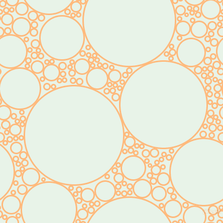bubbles, circles, sponge, big, medium, small, 3 pixel line width, Macaroni And Cheese and Aqua Spring circles bubbles sponge soap seamless tileable