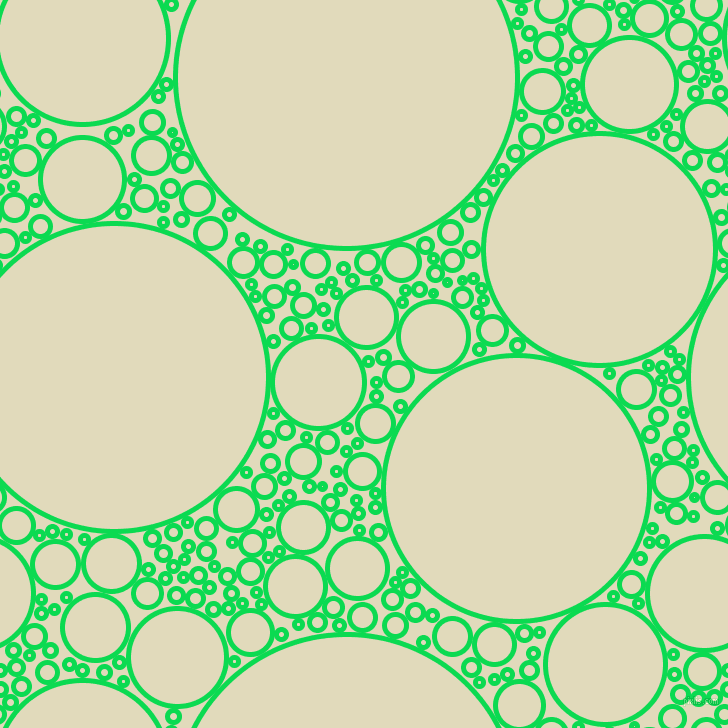 bubbles, circles, sponge, big, medium, small, 5 pixel line width, Malachite and Coconut Cream circles bubbles sponge soap seamless tileable
