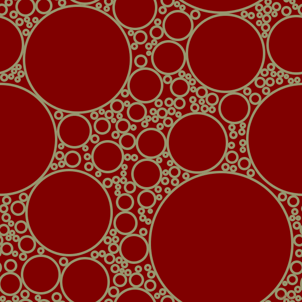 bubbles, circles, sponge, big, medium, small, 5 pixel line width, Malachite Green and Maroon circles bubbles sponge soap seamless tileable