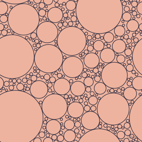 bubbles, circles, sponge, big, medium, small, 2 pixel line width, Martinique and Wax Flower circles bubbles sponge soap seamless tileable