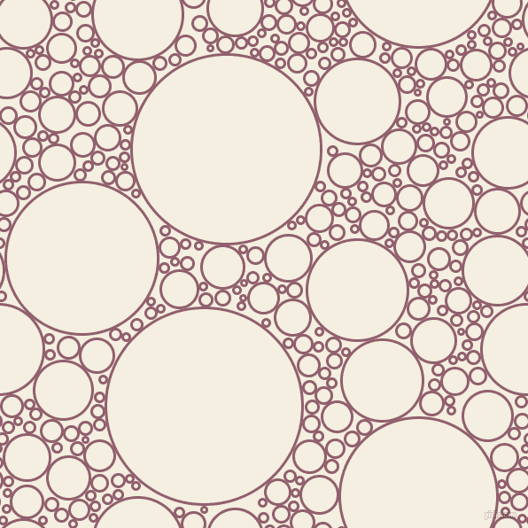 bubbles, circles, sponge, big, medium, small, 3 pixel line width, Mauve Taupe and Bianca circles bubbles sponge soap seamless tileable