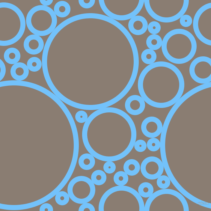 bubbles, circles, sponge, big, medium, small, 17 pixel line width, Maya Blue and Americano circles bubbles sponge soap seamless tileable