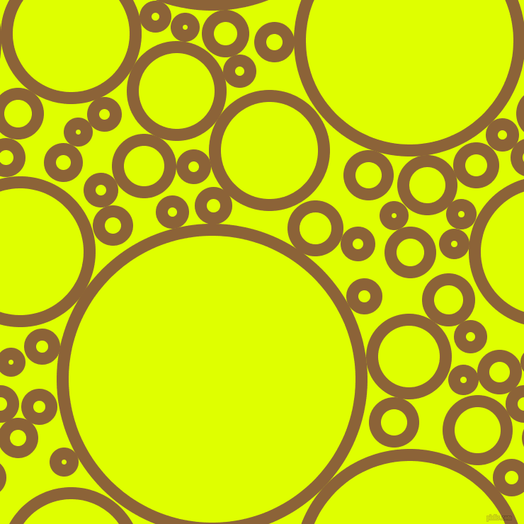 bubbles, circles, sponge, big, medium, small, 17 pixel line width, McKenzie and Chartreuse Yellow circles bubbles sponge soap seamless tileable