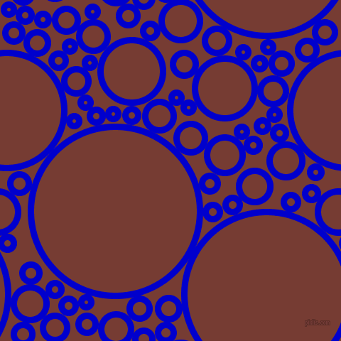 bubbles, circles, sponge, big, medium, small, 9 pixel line width, Medium Blue and Crown Of Thorns circles bubbles sponge soap seamless tileable