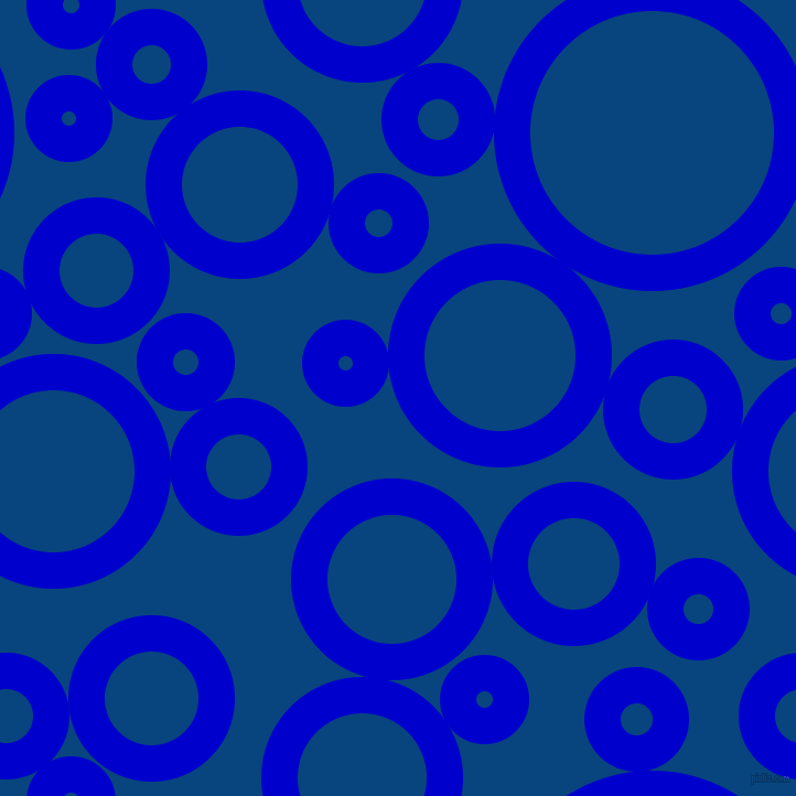 bubbles, circles, sponge, big, medium, small, 33 pixel line width, Medium Blue and Dark Cerulean circles bubbles sponge soap seamless tileable