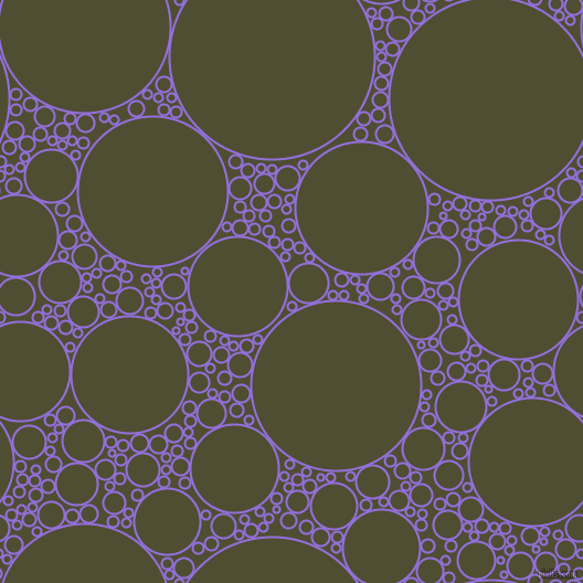 bubbles, circles, sponge, big, medium, small, 2 pixel line width, Medium Purple and Camouflage circles bubbles sponge soap seamless tileable