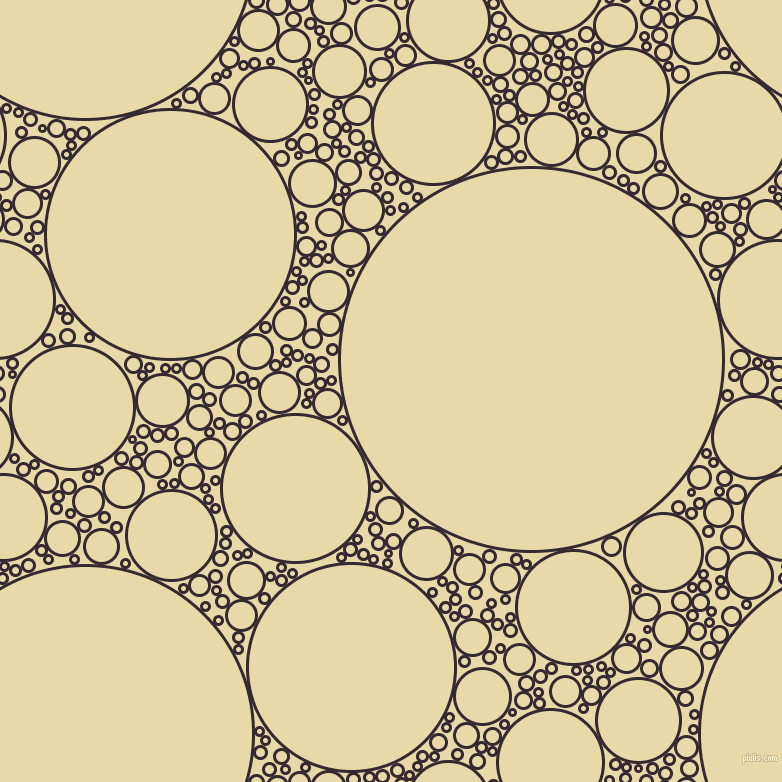 bubbles, circles, sponge, big, medium, small, 3 pixel line width, Melanzane and Sidecar circles bubbles sponge soap seamless tileable