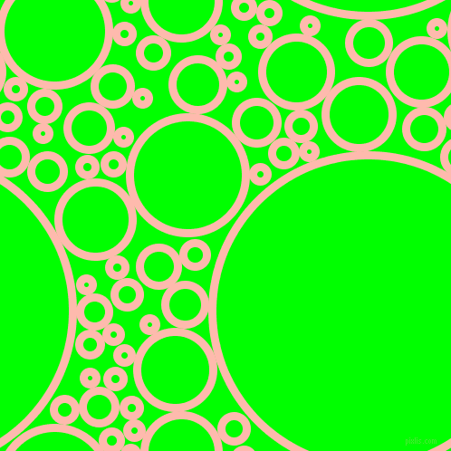 bubbles, circles, sponge, big, medium, small, 9 pixel line width, Melon and Lime circles bubbles sponge soap seamless tileable