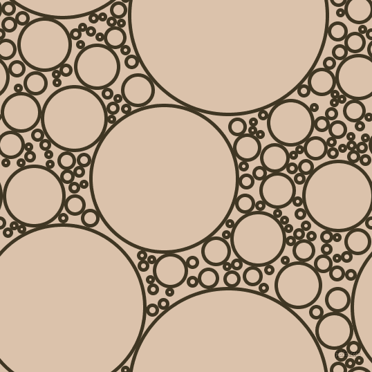 bubbles, circles, sponge, big, medium, small, 5 pixel line width, Mikado and Bone circles bubbles sponge soap seamless tileable