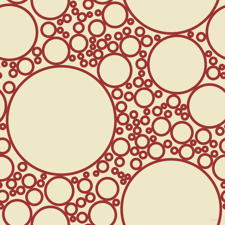 bubbles, circles, sponge, big, medium, small, 9 pixel line width, Milano Red and Scotch Mist circles bubbles sponge soap seamless tileable
