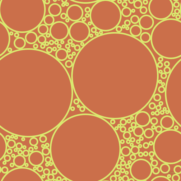 bubbles, circles, sponge, big, medium, small, 5 pixel line width, Mindaro and Red Damask circles bubbles sponge soap seamless tileable