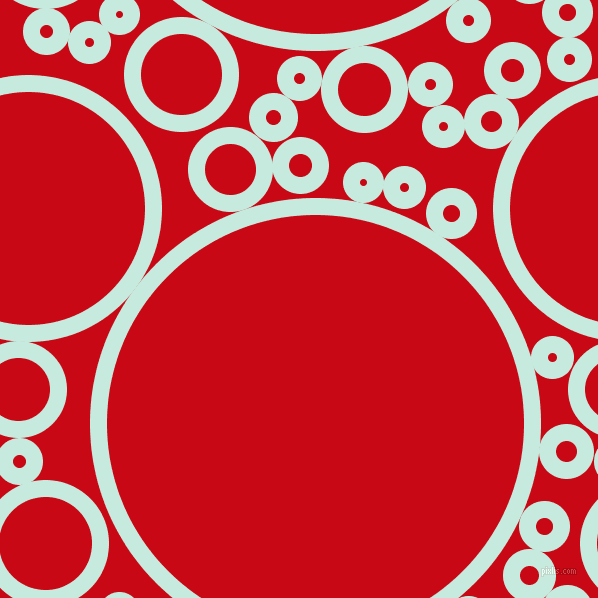 bubbles, circles, sponge, big, medium, small, 17 pixel line width, Mint Tulip and Venetian Red circles bubbles sponge soap seamless tileable