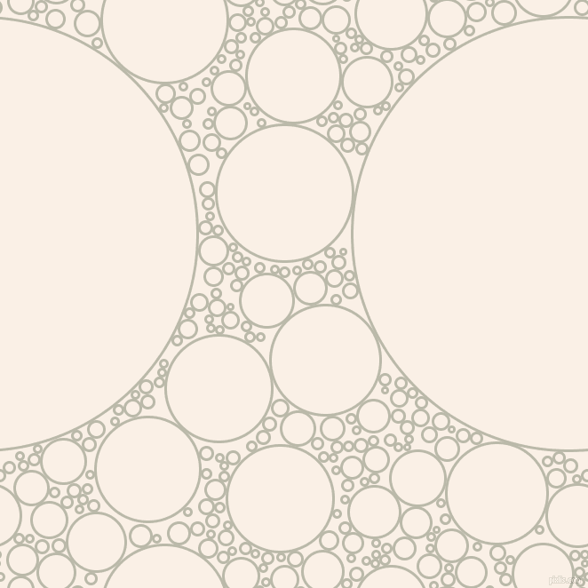 bubbles, circles, sponge, big, medium, small, 3 pixel line width, Mist Grey and Linen circles bubbles sponge soap seamless tileable