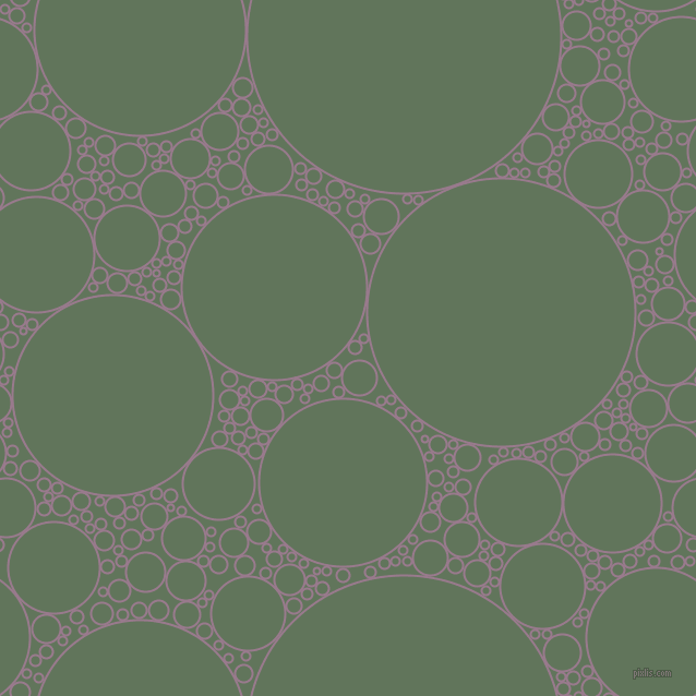 bubbles, circles, sponge, big, medium, small, 2 pixel line width, Mountbatten Pink and Finlandia circles bubbles sponge soap seamless tileable