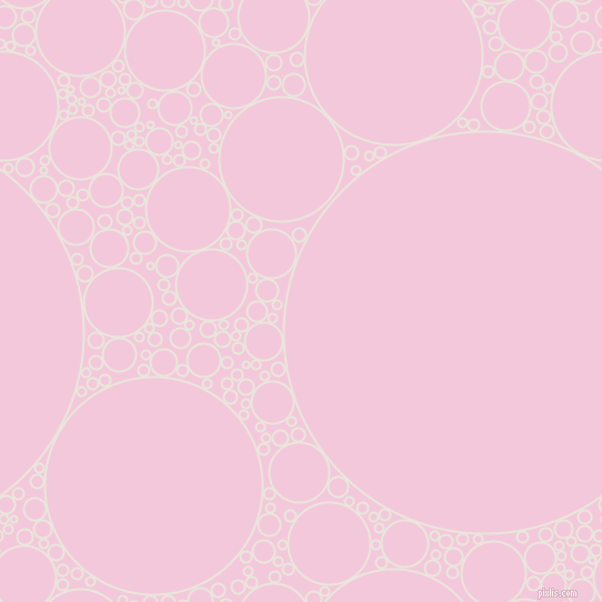 bubbles, circles, sponge, big, medium, small, 2 pixel line width, Narvik and Classic Rose circles bubbles sponge soap seamless tileable