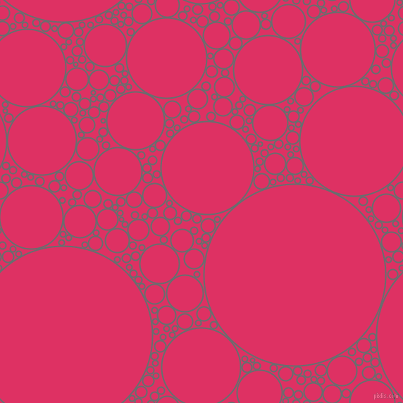 bubbles, circles, sponge, big, medium, small, 2 pixel line width, Nevada and Cerise circles bubbles sponge soap seamless tileable