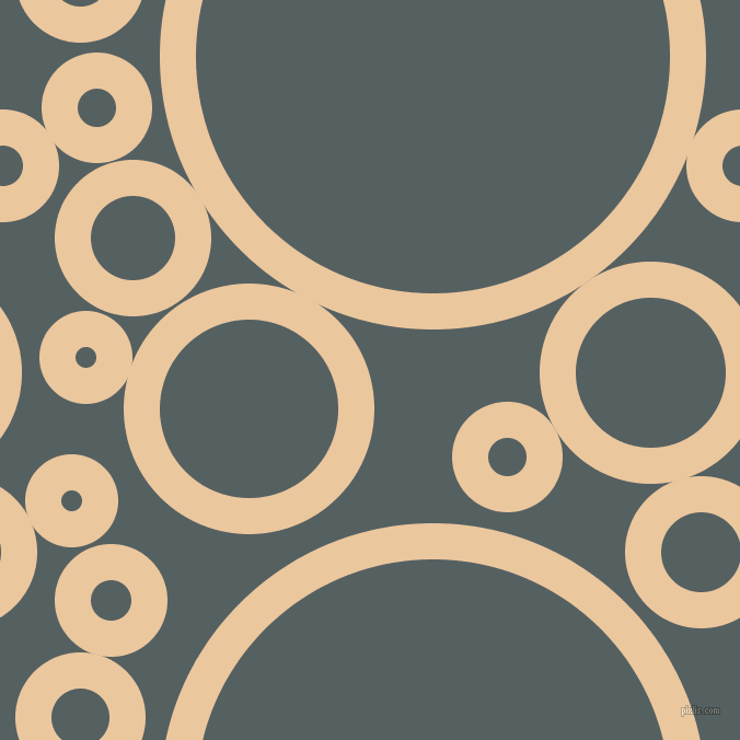 bubbles, circles, sponge, big, medium, small, 33 pixel line width, New Tan and River Bed circles bubbles sponge soap seamless tileable