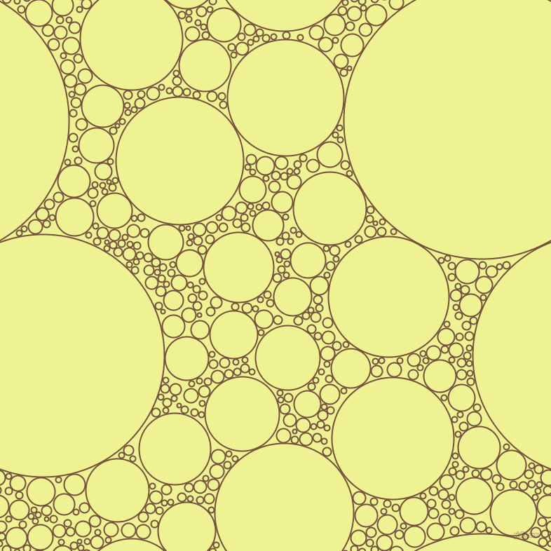 bubbles, circles, sponge, big, medium, small, 2 pixel line width, Old Copper and Jonquil circles bubbles sponge soap seamless tileable