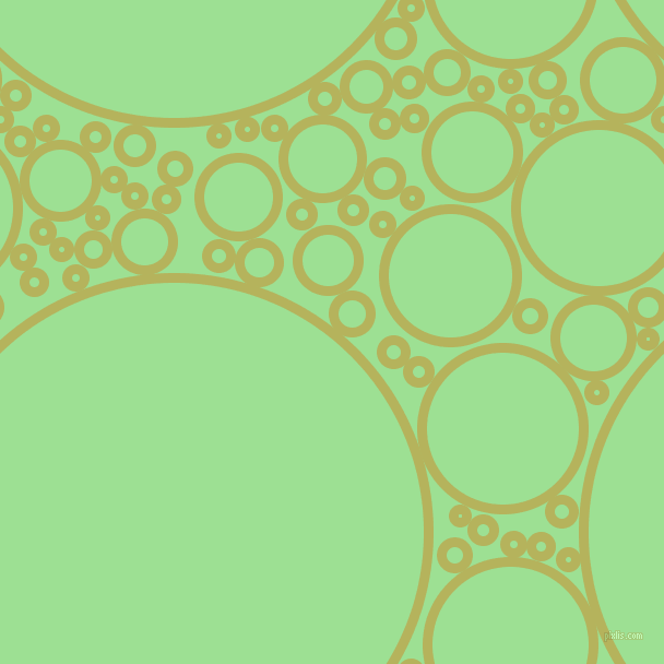 bubbles, circles, sponge, big, medium, small, 9 pixel line width, Olive Green and Granny Smith Apple circles bubbles sponge soap seamless tileable