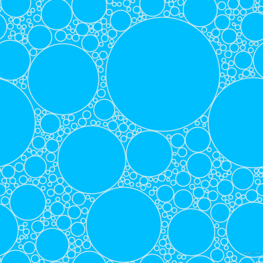 bubbles, circles, sponge, big, medium, small, 2 pixel line width, Onahau and Deep Sky Blue circles bubbles sponge soap seamless tileable