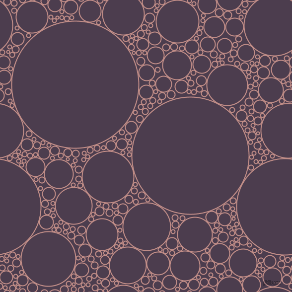 bubbles, circles, sponge, big, medium, small, 2 pixel line width, Oriental Pink and Bossanova circles bubbles sponge soap seamless tileable