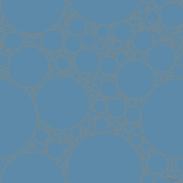 bubbles, circles, sponge, big, medium, small, 2 pixel line width, Oslo Grey and Air Force Blue circles bubbles sponge soap seamless tileable