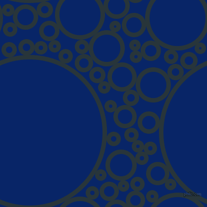 bubbles, circles, sponge, big, medium, small, 9 pixel line width, Oxford Blue and Sapphire circles bubbles sponge soap seamless tileable