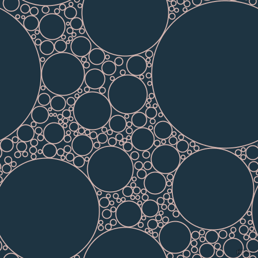 bubbles, circles, sponge, big, medium, small, 2 pixel line width, Oyster Pink and Blue Whale circles bubbles sponge soap seamless tileable