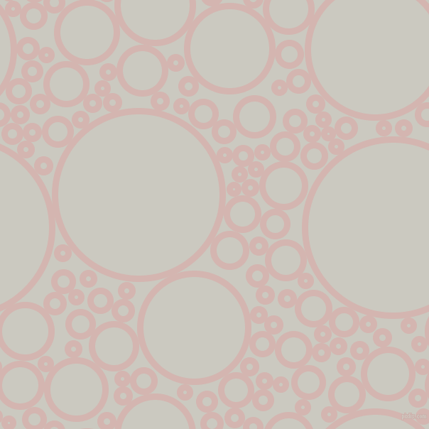 bubbles, circles, sponge, big, medium, small, 9 pixel line width, Oyster Pink and Quill Grey circles bubbles sponge soap seamless tileable