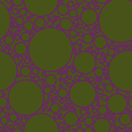 bubbles, circles, sponge, big, medium, small, 5 pixel line width, Palatinate Purple and Verdun Green circles bubbles sponge soap seamless tileable