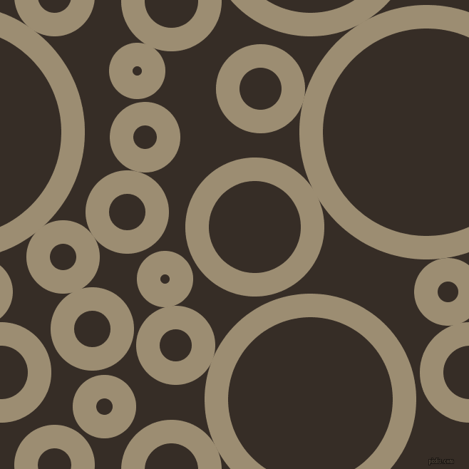 bubbles, circles, sponge, big, medium, small, 33 pixel line width, Pale Oyster and Coffee Bean circles bubbles sponge soap seamless tileable