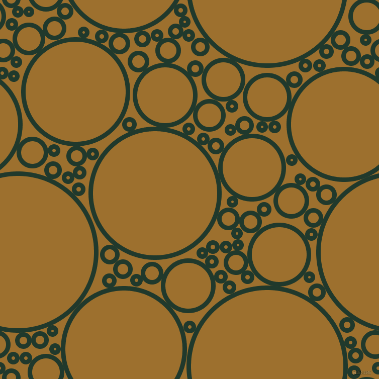 bubbles, circles, sponge, big, medium, small, 9 pixel line width, Palm Green and Buttered Rum circles bubbles sponge soap seamless tileable