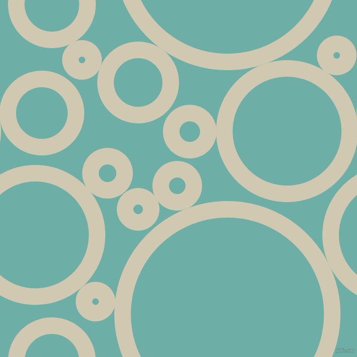 bubbles, circles, sponge, big, medium, small, 33 pixel line width, Parchment and Tradewind circles bubbles sponge soap seamless tileable