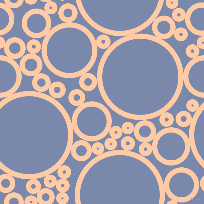 bubbles, circles, sponge, big, medium, small, 17 pixel line width, Peach and Ship Cove circles bubbles sponge soap seamless tileable