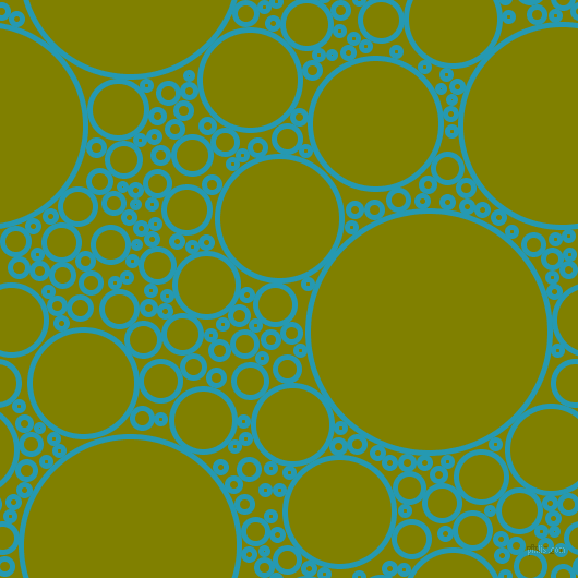 bubbles, circles, sponge, big, medium, small, 5 pixel line width, Pelorous and Olive circles bubbles sponge soap seamless tileable