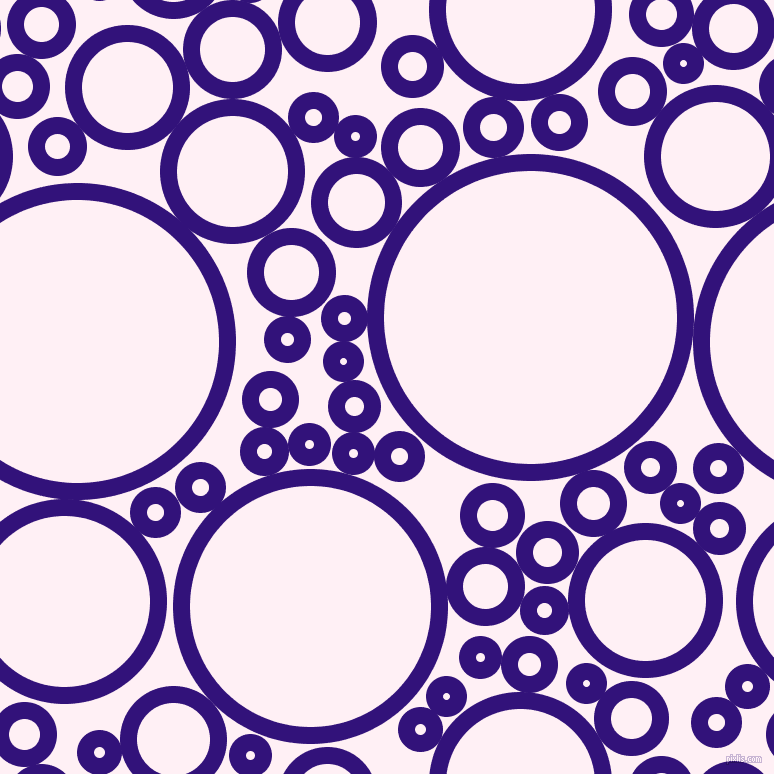 bubbles, circles, sponge, big, medium, small, 17 pixel line width, Persian Indigo and Lavender Blush circles bubbles sponge soap seamless tileable