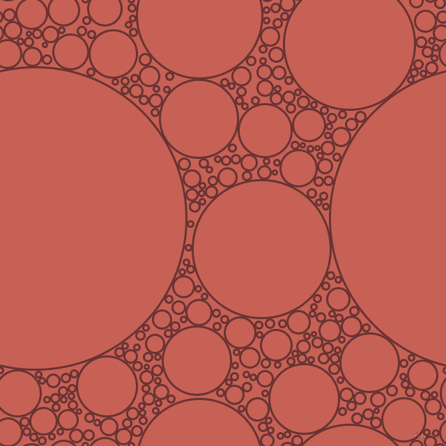 bubbles, circles, sponge, big, medium, small, 3 pixel line width, Persian Plum and Sunglo circles bubbles sponge soap seamless tileable