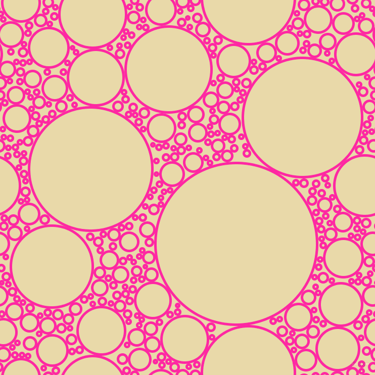 bubbles, circles, sponge, big, medium, small, 5 pixel line width, Persian Rose and Sidecar circles bubbles sponge soap seamless tileable
