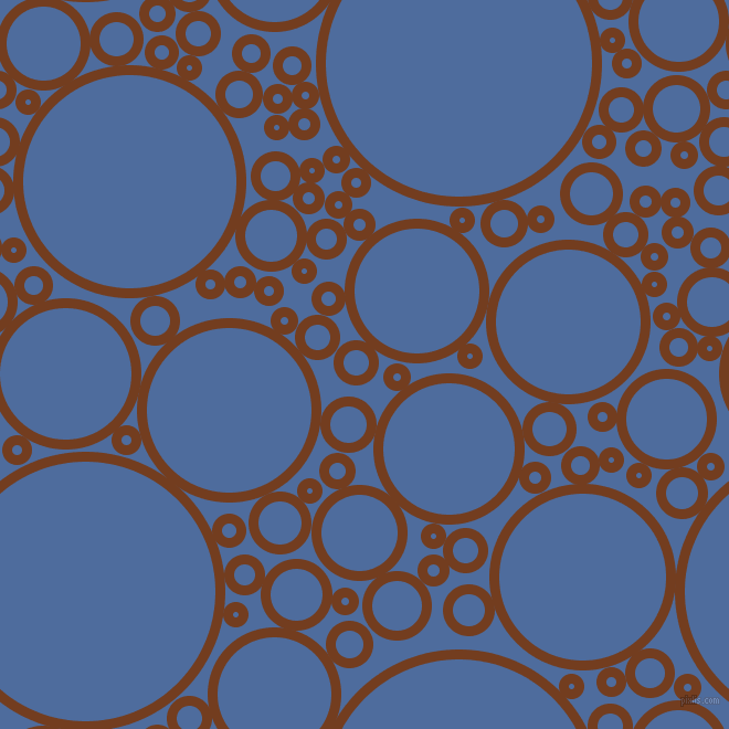 bubbles, circles, sponge, big, medium, small, 9 pixel line width, Peru Tan and San Marino circles bubbles sponge soap seamless tileable