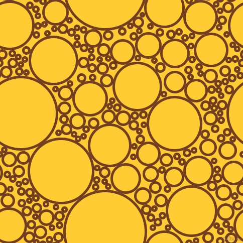 bubbles, circles, sponge, big, medium, small, 5 pixel line width, Peru Tan and Sunglow circles bubbles sponge soap seamless tileable