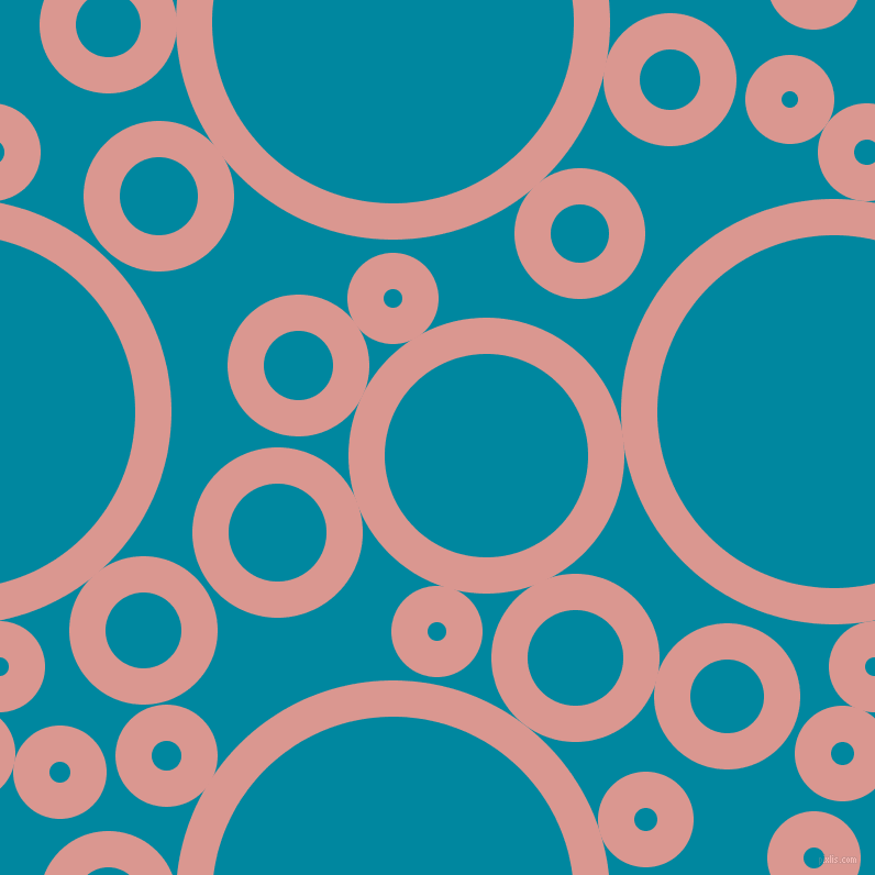 bubbles, circles, sponge, big, medium, small, 33 pixel line width, Petite Orchid and Eastern Blue circles bubbles sponge soap seamless tileable