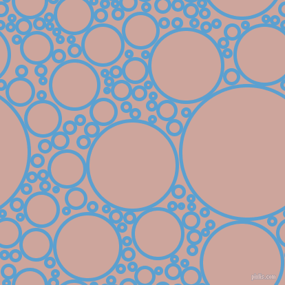 bubbles, circles, sponge, big, medium, small, 5 pixel line width, Picton Blue and Eunry circles bubbles sponge soap seamless tileable