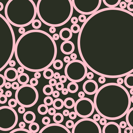 bubbles, circles, sponge, big, medium, small, 9 pixel line width, Pink and Pine Tree circles bubbles sponge soap seamless tileable
