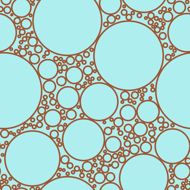 bubbles, circles, sponge, big, medium, small, 5 pixel line width, Piper and Pale Turquoise circles bubbles sponge soap seamless tileable