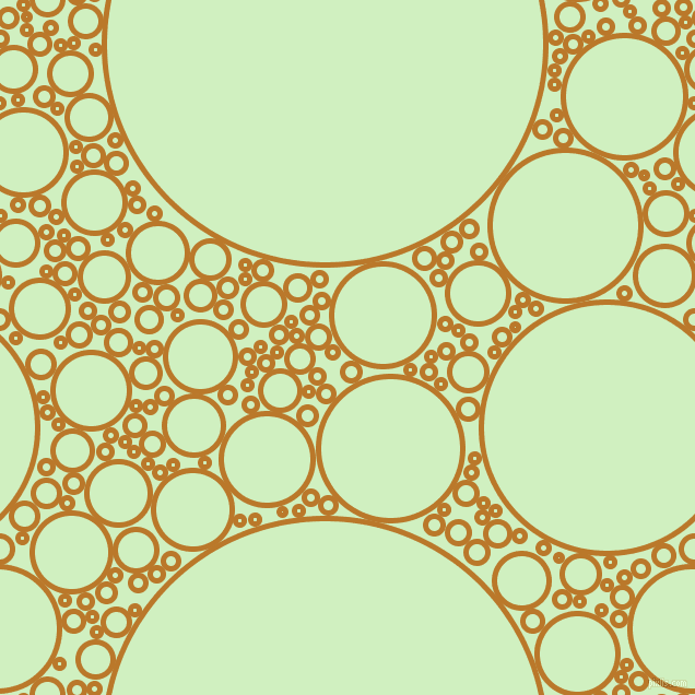 bubbles, circles, sponge, big, medium, small, 5 pixel line width, Pirate Gold and Tea Green circles bubbles sponge soap seamless tileable