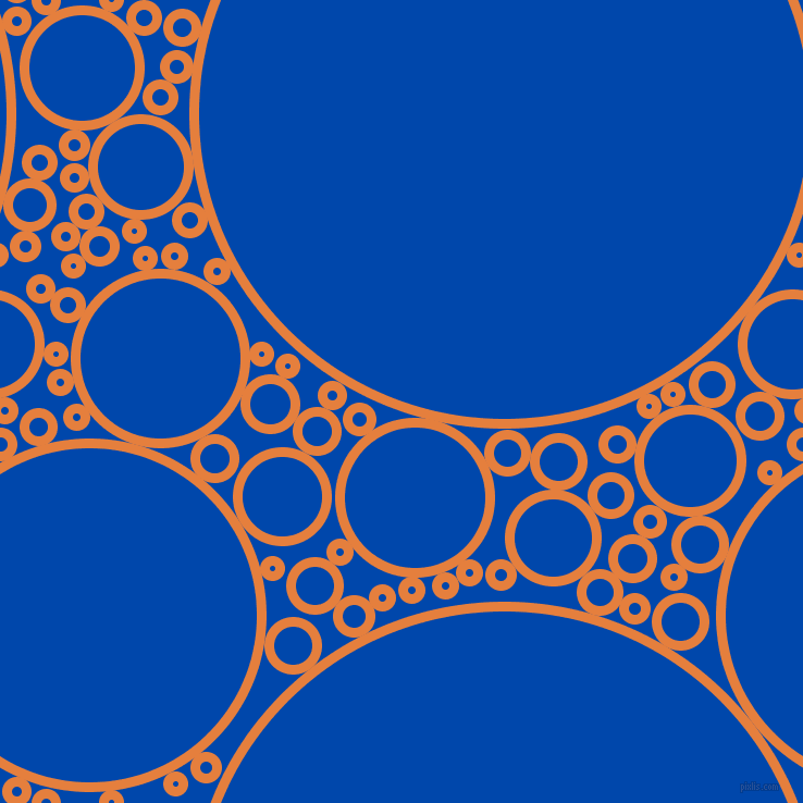 bubbles, circles, sponge, big, medium, small, 9 pixel line width, Pizazz and Cobalt circles bubbles sponge soap seamless tileable