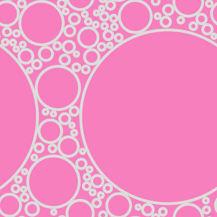 bubbles, circles, sponge, big, medium, small, 9 pixel line width, Porcelain and Persian Pink circles bubbles sponge soap seamless tileable